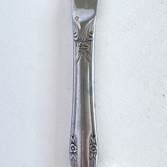 Stanley Roberts DREAM ROSE Stainless Dinner Knife Rogers Co Flatware 8.5in - Picture 3 of 5
